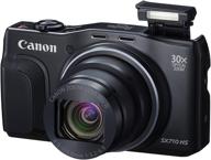 📸 black canon powershot sx710 hs camera - wi-fi enabled for enhanced online connectivity logo