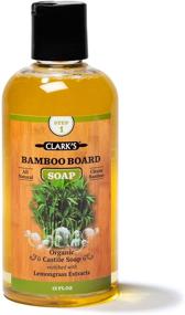 img 4 attached to 🎋 CLARK'S Bamboo Board Soap (12oz): Enriched with Lemongrass Oil | Organic & 100% Natural | Ideal for Cleaning Bamboo Cutting Boards, Serving Trays & Utensils