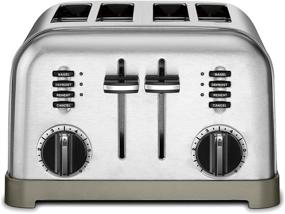 img 3 attached to 🍞 Cuisinart CPT-180 Metal Classic 4-Slice Toaster, Stainless Steel Finish