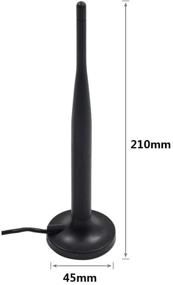 img 3 attached to 📶 Alrolink High Gain Wi-fi Booster HD Wireless Camera Antenna: Magnetic Stand Base, 9.85Ft Extension Cable, 2.4GHz, Black