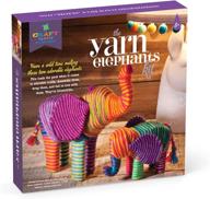 craft tastic elephants craft makes yarn wrapped logo