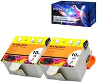 🖨️ baaland compatible kodak 10c color ink cartridges 2 pack - ideal for kodak esp printers: esp 3250, 5100, 5300, 5500 and more! logo