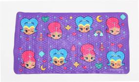img 1 attached to 🧼 High-Quality Disney Shimmer and Shine Bath Tub Mat for Kids - 28" x 15.25