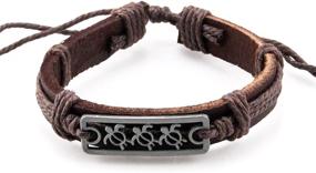 img 2 attached to Turtles Design Adjustable Leather Bracelet