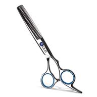 💇 hair thinning scissors - ulg professional barber shears with teeth for hairdressing, texturizing, and salon razor edge - japanese stainless steel, detachable finger ring - 6.5 inch logo