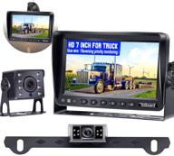 🚗 dohonest p13: high-speed hd backup camera kit with dual rear view cameras and 7'' lcd monitor for rvs, trucks, caravans, and more logo