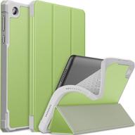 📱 infiland metrobyt-mobile alcatel joy tab 2 8-inch case, shockproof kids friendly soft frame cover case compatible with 2020 model 9032z tablet only, green logo