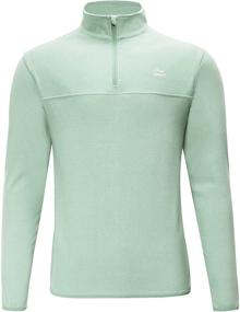 img 3 attached to Willit Pullover Sweaters Quarter Zip Lightweight Men's Clothing and Active