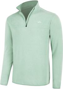 img 4 attached to Willit Pullover Sweaters Quarter Zip Lightweight Men's Clothing and Active