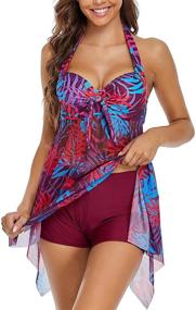 img 4 attached to Holipick Swimdress Купальники на косточках Юбка