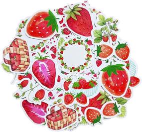 img 3 attached to 🍓 Strawberry Bliss: 90 PCS Decorative Stickers for Laptop, Envelope, Journal, Scrapbook, Card - Perfect Kids Gift!