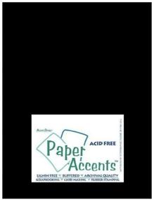 img 1 attached to 📝 Paper Accents ADPaperGlossy8.5x11Black: Premium 12pt Glossy Black Cardstock (25 Pieces)