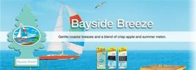 img 1 attached to 🌳 LITTLE TREES Car Air Freshener - Bayside Breeze Scent - 12 Pack for Homes & Cars