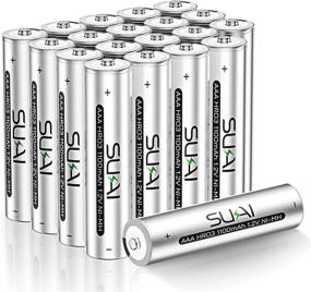 img 4 attached to 🔋 SUKAI Rechargeable AAA Batteries (20 Pack) - High Performance 1100mAh 1.2V Ni-MH AAA Batteries, Long Lasting & Safe
