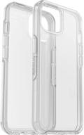 📱 defensive clarity: otterbox symmetry clear series case for iphone 13 - crystal clear protection logo