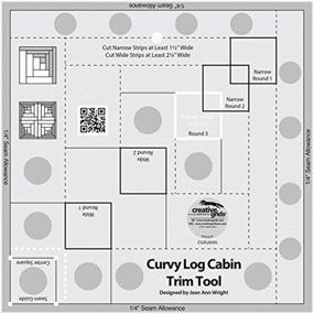 img 1 attached to Creative Grids Quilting Template CGRJAW5