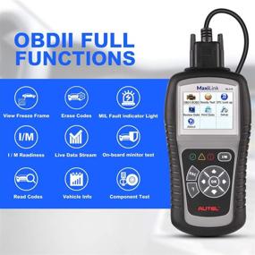 img 3 attached to 🛠️ Autel MaxiLink ML519: Обновленная версия AL319 Расширенного OBD2 Сканера и Считывателя Кодов Неисправностей