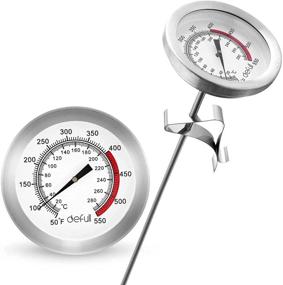 img 3 attached to Deep Thermometer Instant Cooking Silver Kitchen & Dining