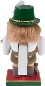 img 2 attached to 🎄 Clever Creations Chubby Wooden Nutcracker: Festive German 7 Inch Christmas Decor for Shelves and Tables