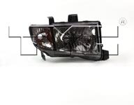 tyc 20 6671 01 ridgeline passenger headlight logo