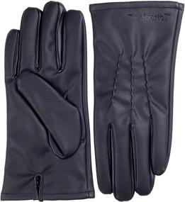 img 3 attached to 🧤 Sportoli Leather Winter Gloves: High-Quality Imitation Men's Accessories for Gloves & Mittens