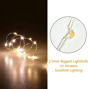 img 3 attached to 🍷 DealKits 6 Pack Wine Bottle Cork Lights: Battery Operated LED String Lights for DIY, Party, Decoration, Christmas, Wedding - Warm White Fairy Lights for Bedroom and Outdoor Use