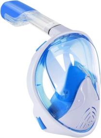 img 4 attached to 180° Panoramic View Full Face Snorkel Mask with Anti-Fog & Anti-Leak Technology for Adults and Kids - Including Detachable Camera Mount