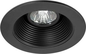 img 4 attached to Enhance Your Space with NICOR Lighting 4 Inch Recessed 14002BK: A Sleek Lighting Solution