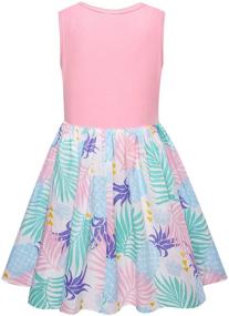 img 3 attached to 👗 Stylish and Comfy: Bonny Billy Girl's Casual Summer Tank Dresses for Kids