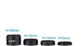 img 3 attached to SVBONY SV119 Extension Tube Kit for Astrophotography, Cameras, and Eyepieces: 5mm, 10mm, 15mm, 30mm with M48x0.75 Threads on Both Sides, Perfect Solution for Spacing Challenges
