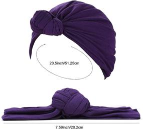 img 2 attached to ✨ Stylish and Trendy DANMY Women's Turban: Elevate Your Look with this Chic Headwear