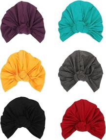 img 4 attached to ✨ Stylish and Trendy DANMY Women's Turban: Elevate Your Look with this Chic Headwear