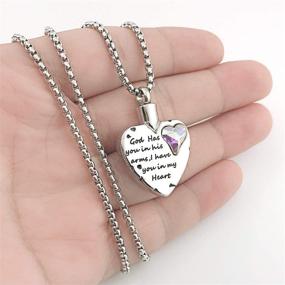 img 1 attached to Necklaces Cremation Keepsake Memorial Necklace