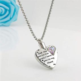 img 3 attached to Necklaces Cremation Keepsake Memorial Necklace