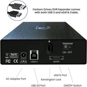 img 2 attached to 📺 Fantom Drives DVR2KEUB: 2TB DVR Expander External Hard Drive with USB 3.0 & eSATA - Compatible with DirecTv, Dish, Motorola, Arris and More!