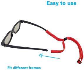 img 1 attached to 👓 Universal Washable Adjustable Glasses Retainer for Optimal Comfort