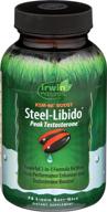 irwin naturals steel libido peak testosterone supplement, 75 count logo