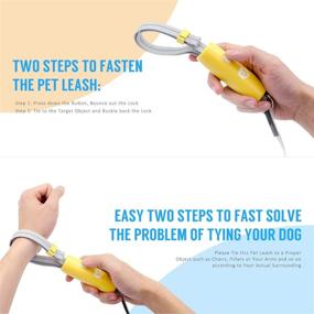 img 3 attached to Liberate Your Hands with 6ft Long Pets Leash - Unique Design Anti-Slip Handles for Control and Safety Training