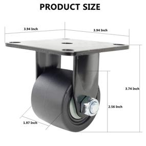 img 2 attached to Casoter Extra Width Caster Capacity