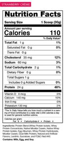 img 1 attached to 🍓 Rivalus Promasil Strawberry Protein Powder Blend, 5 lbs, 80 Oz