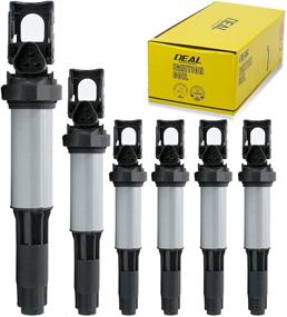 img 4 attached to 🔌 DEAL AUTO ELECTRIC PARTS 6pc New Ignition Coils - Compatible With BMW Series (1/3/5/6/7), Alpina B6/B7, M3/M5/M6, X3/X5/X6, Z3/Z4 - Various Engine Sizes (2.2L - 6.0L) - Mini Countryman Paceman 1.6L L4 UF522
