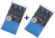 🌟 revitalizing your skin with ohe's cure series japanese exfoliating bath towel - super hard weave in blue (120cm) - value set of 2 logo