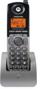 img 2 attached to 📞 Motorola ML1002S Бизнес-телефон DECT 6.0 расширяемая система - 1-4 линии с голосовой почтой, цифровым ассистентом, музыкой на удержании - черный, проводная базовая станция, столиковый комплект и беспроводная трубка