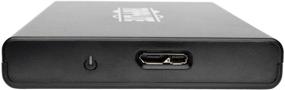 img 2 attached to Tripp Lite U357-025-UASP USB 3.0 Super Speed External 2.5in SATA Hard Drive Enclosure - Black
