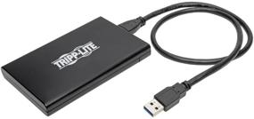 img 1 attached to Tripp Lite U357-025-UASP USB 3.0 Super Speed External 2.5in SATA Hard Drive Enclosure - Black