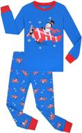 👦 joyond boys toddler kids cotton pajamas 4-piece set | long sleeve children sleepwear clothes logo