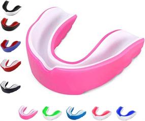 img 4 attached to 👄 CT-Tebrun Sports Mouth Guard for Kids, Youth, and Adults - Multi-Sport Mouthguard for Lacrosse, Basketball, Karate, Flag Football, Martial Arts, Rugby, Boxing, MMA, Hockey - Includes Free Carrying Case