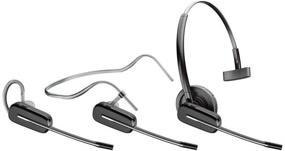 img 1 attached to 🎧 Enhance Your Connectivity with Plantronics Savi 8240 UC Convertible Wireless Headset in Sleek Black Design