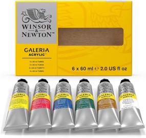 img 3 attached to 🎨 Краски акриловые Winsor & Newton Galeria – набор из 6 туб 2,02 жидк. унций, набор из 12 штук, 12 дюймов.