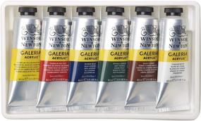 img 1 attached to 🎨 Краски акриловые Winsor & Newton Galeria – набор из 6 туб 2,02 жидк. унций, набор из 12 штук, 12 дюймов.